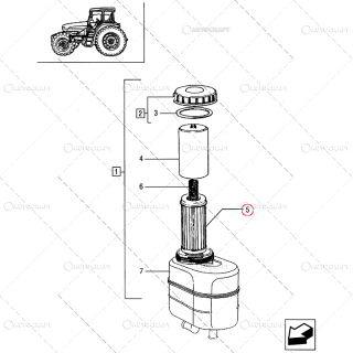 FILTRU HIDRAULIC SERVODIRECTIE CASE IH