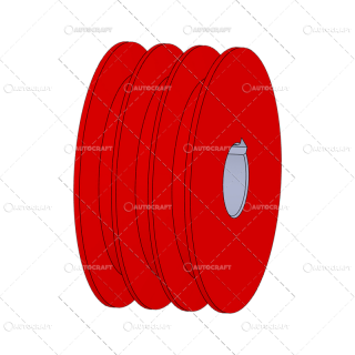 FULIE 3 CANELURI TOCATOR CULEGATOARE PORUMB SIP FI 130 35x60.6 V3