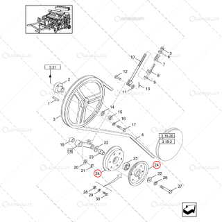 FULIE BATATOR COMBINA NEW HOLLAND O 195mm