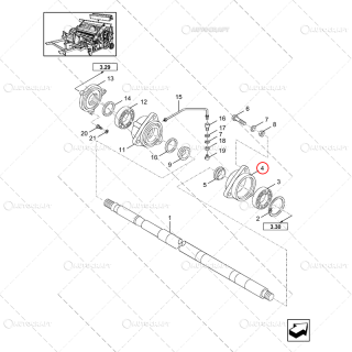 LAGAR RULMENT BATATOR COMBINA NEW HOLLAND