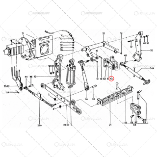 MANASTIRE SUPORT TIRANT CENTRAL TRACTOR U650