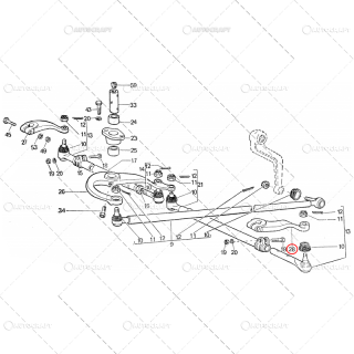 PARGHIE DIRECTIE STANGA TRACTOR U445 40.30.104