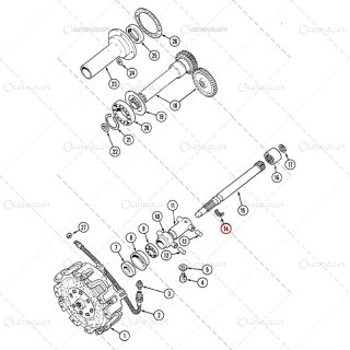 RULMENT AX PRIZA PUTERE CASE IH