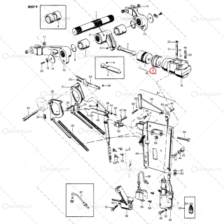 SEGMENTI PISTON CILINDRU HIDRAULIC MONOBLOC MASSEY FERGUSON 82.5x90.6x2mm
