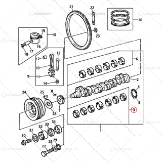 SET CUZINETI PALIER STD LANDINI