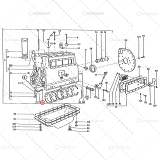 SIGURANTA PALIER BLOC MOTOR TRACTOR U650 103.01.154