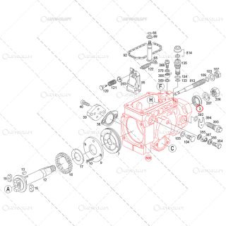 SIMERING POMPA INJECTIE NEW HOLLAND, CASE IH, BOSCH