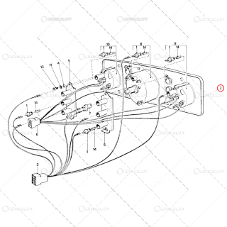 TABLOU BORD TRACTOR U650, U445