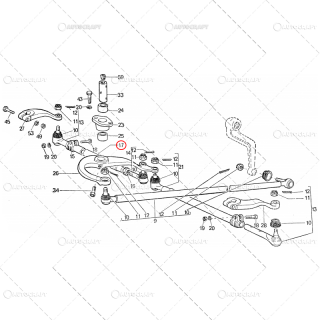 TEAVA DIRECTIE CAPETI DE BARA TRACTOR U445