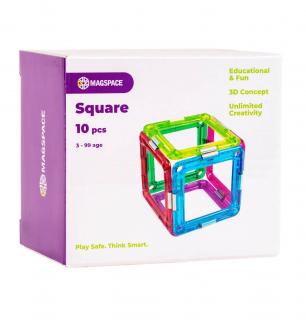 Set magnetic 10 pcs Magspace - Square