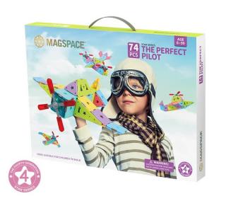 Set magnetic 74 pcs Magspace - The Perfect Pilot