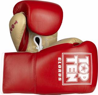 Boxhandschuhe , œGLORUS,   - red-gold, 10 oz