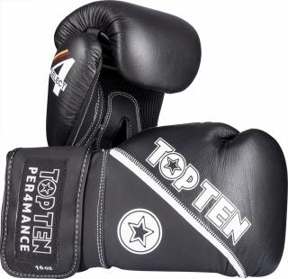 Boxing gloves , œ4select,   Leather - black, 14 oz