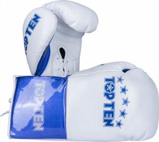 Boxing gloves , œPro MX,   - 10 oz, white-blue