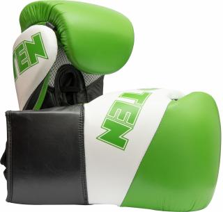 Boxing gloves , œPro X,   - green-white, 12 oz