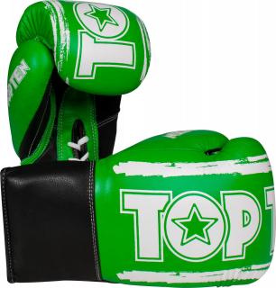 Boxing gloves , œRoundUP,   - 12 oz, green-white