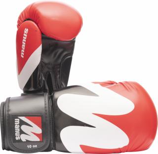 Boxing gloves , œwave,   - black-red, 10 oz