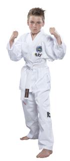 Dobok De-Luxe, aprobat ITF, Top Ten, Alb, 120 cm