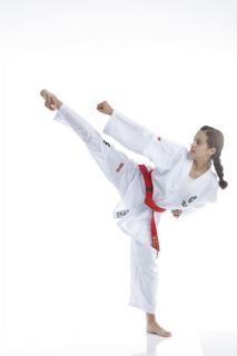 Dobok Diamond, aprobat ITF, Top Ten, Alb,130 cm