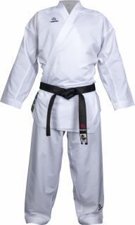 Green Karate-Gi , œPremium Kumite,   (WKF approved) - white, with blue embroidery, size 195 cm