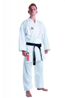 Karate-Gi KUMITE, aprobat de WKF, Hayashi, Alb, 130 cm