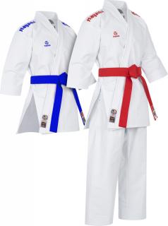Karate Gi Set , œMigoto,   - broderie alb-rosu si alb-albastru , marime 170 cm