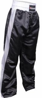 Kickboxing pants for Kids - size 120   120 cm, black-white