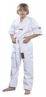 Kickboxing uniform , œClassic,   for Kids - size XS   150 cm, white