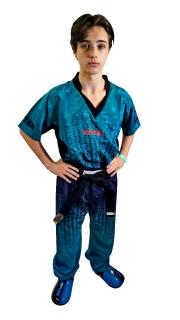 Kickboxing uniform , œGrafic,   - teal-black, size XXL