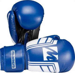 Manusi Box Manus , œWAKO ProGrip,   - 10 oz, albastru-alb