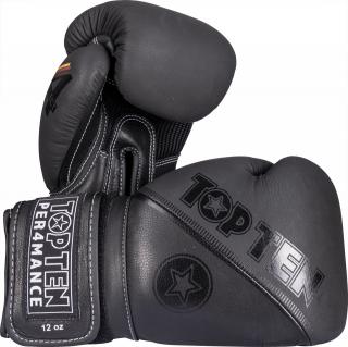 Manusi Box , œ4select,   piele - negru, 16 oz