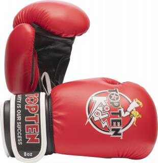 Manusi de box   KIDS 2016   ,Top Ten, Rosu, 8 Oz