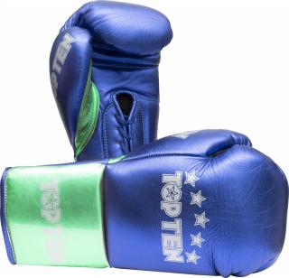 Manusi de box , œPro MX,   Albastru cu Verde, 8 oz, StandardCut