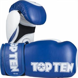 Manusi de box   STAR XLP  , aprobate WAKO , Top Ten, Albastru, 10 oz