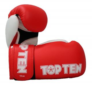 Manusi de box   XLP  , Top Ten, Alb Rosu, 16 OZ