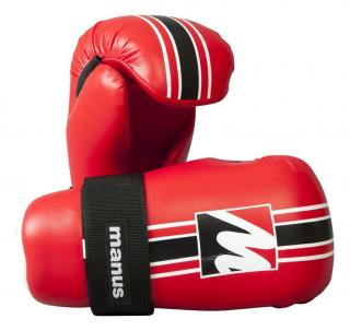 Manusi de kickboxing aprobate WAKO, Manus, rosu, XS