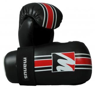 Manusi de kickboxing, Manus, Negru, L