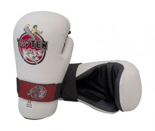 Manusi de kickboxing , zKIDS 2016, œ, aprobate WAKO, Top Ten, Alb, XS