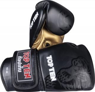 Manusi de sparring IFMA, , zAjarn,  , Omologate IFMA, Top Ten, Negru, 10 OZ