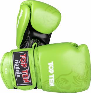 Manusi de sparring IFMA, , zAjarn,  , Omologate IFMA, Top Ten, Verde, 12 OZ