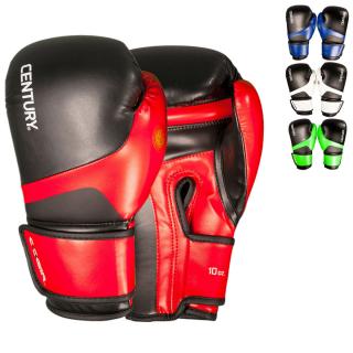 Manusi Kickboxing C-GEAR Determination aprobate WAKO, Century, Negru Rosu, 10 Oz