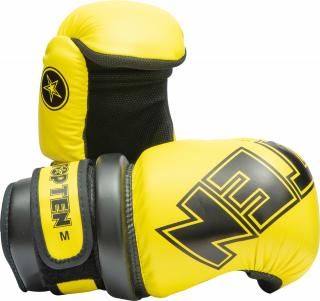 Manusi Pointfighter , œGlossy Block,   , omologat WAKO, galben-negru, marime L