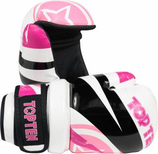 Manusi pointfighter , œUrban Arts,   - roz-alb, marime S