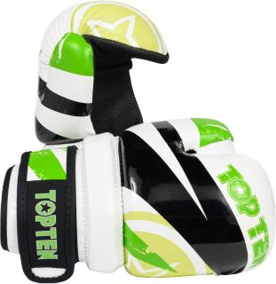Manusi pointfighter , œUrban Arts,   - verde-alb, marime M