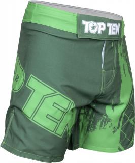 MMA-Shorts , œPower Ink,   - green, size XL