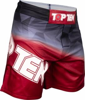 MMA-Shorts , œPRISM,   - red, size L