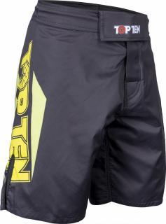 MMA-Shorts , œTriangle,   - size S   160 cm, black-yellow