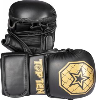 MMA sparring gloves , œContender,   - black-gold, size S