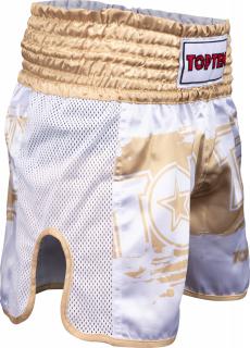 Pantaloni Kickbox , œPower Ink,   - alb-auriu, marime XL