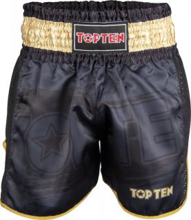Pantaloni kickboxing   Power Ink  , Top Ten, Negru, XL